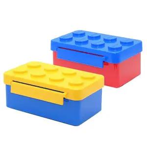 옥스포드 블럭 런치박스 베이직 옥스포드 도시락