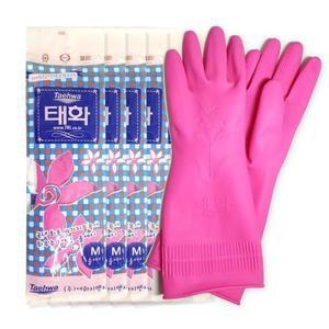태화 올에이 고무장갑 중 M 핑크 6켤레
