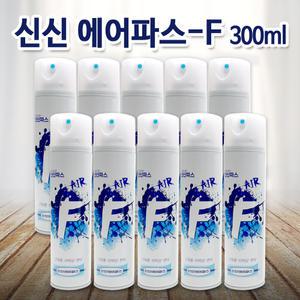 신신제약 신신 에어파스 F 300ml x 10개 대용량 뿌리는파스 스포츠 근육통 아웃도어 타박상 관절 통증 완화