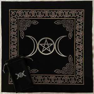 스프레드천 타로천 밀리지않는 물품 원형 천 카드 상품 슬리브