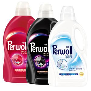 퍼울 세탁세제 다크+화이트+컬러 / 어두운 의류용, 컬러세탁,섬유 회복세제