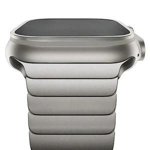 시계줄 호환 애플 워치용 스테인레스 스틸 밴드 2 1 49mm 시리즈 9 45mm 44mm 42mm 팔찌 아이워치 8 7 6 5