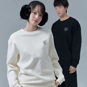 [하프클럽/체이스컬트]U 그래픽 기모 맨투맨