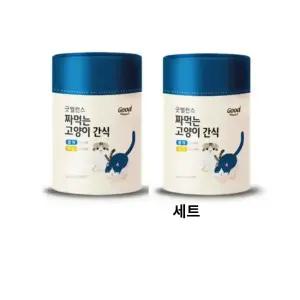 굿 밸런스 고양이 짜먹는 간식 참치 치킨 60P 2개