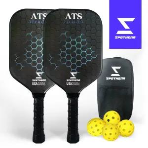 피클볼 패들 라켓 입문용 중급용 2인 세트 공 가방 포함