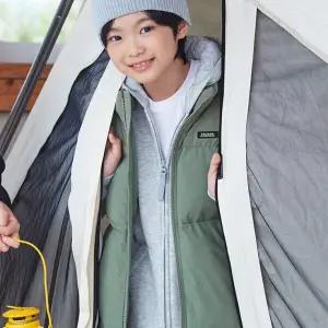 [폴햄키즈]공용볼패딩볼륨베스트PKE4VP3010KH_GN