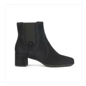 [제옥스] (제옥스)W1B6CBA1W12  미끄럼방지 볼편안한 드레스 부츠 굽(6.5CM)