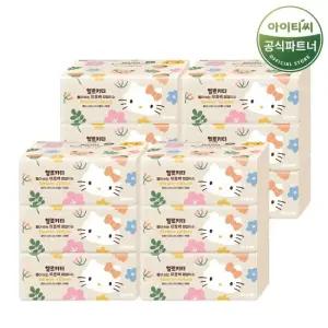 헬로키티 뽑아쓰는 3겹 무표백 팝업티슈(110매X3개입)4팩 총12개