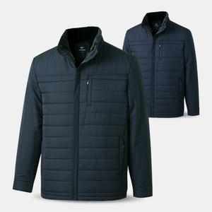 남성 털 안감 나염 겨울 신사 패딩 점퍼 GPD03 중년