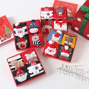 크리스마스 양말 캐릭터 산타 루돌프 선물세트 학생 중목 수면양말