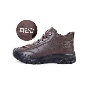 [세자매]소가죽 후끈한퍼 남성워커부츠 푹신한 털방한화 털부츠_P379027817