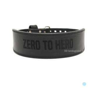 제로투히어로 헬스 프리미엄 가죽 리프팅 벨트 블랙XL