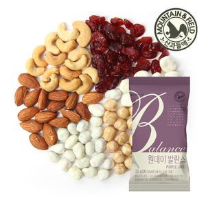 [산과들에] 하루견과 원데이발란스퍼플 30봉 낱봉 / 견과 견과류 간식