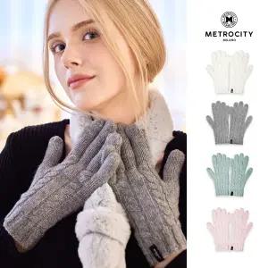 [롯데백화점]메트로시티 캐시케이블 여자 장갑 MGLF-W413