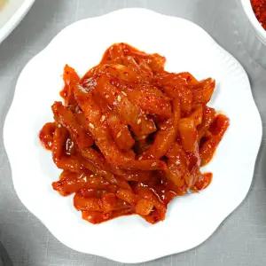 오늘애 보쌈무김치 2kg 무말랭이 족발김치