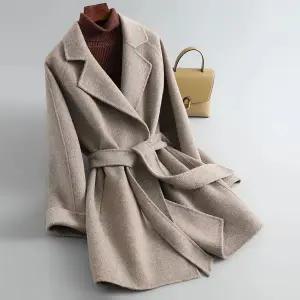 네브아 모직 울 미디 코트_NB4HC003