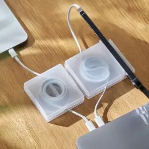 알티피아 충전선정리홀더 릴감개 회전형 전선정리 책상정리 충전케이블선정리 회전줄감개