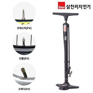 삼천리 올러스 프레스타 던롭 슈레더 알로이 SP350G 튜브 자전거 에어펌프 공기주입기