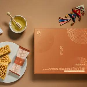 우리밀 말랑 꿀버터오란다 플레인&유자 324g (27g x 12개입) 종이백포함