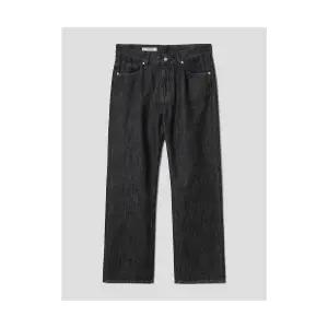 에잇세컨즈청바지 남성 스트레이트핏 일자 남자 블랙진 흑청 데님 팬츠 RB196