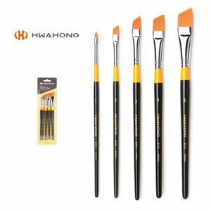 화홍 디자인 사선붓 972F 5본세트/다용도붓