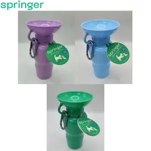 스프링어 보틀 강아지 산책 물통 스프링거 휴대용 물병 650ml