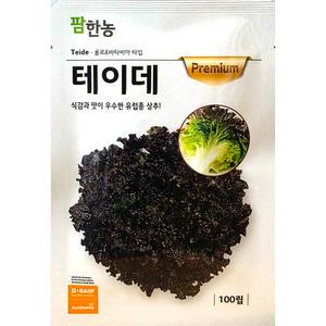 테이데 100립 팜한농 25년 상추씨앗