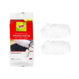 3M 오피스용 먼지 브러쉬 먼지브러쉬 흡착 먼지떨이 전용 리필 (2개입) 핸들없음