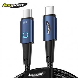 C TO 문라이트 안드로이드오토 60W CTCM60W [애니포트] C 고속충전케이블 3M