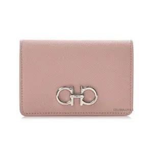 [라벨루쏘] [페라가모] FW24 여성 간치니 카드지갑 22 0371 ROSE 0774995