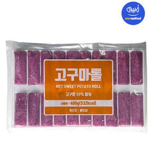 쌀피 고구마롤 400g 그물망 네트 짜조 스프링롤 딤섬 튀김 춘권