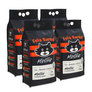 메온셀 닥터펠리스 펠리스샌드 마스터 4.3kg 4개 벤토나이트 카사바 혼합 모래