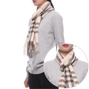 [버버리](마산점) 25SS 여성 체크 캐시미어 머플러 (8103011 ALABASTER W 25S)