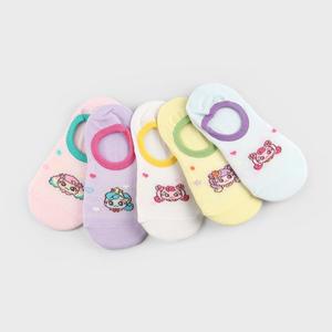 [삭스랩]아동 페이크삭스 라이센스 캐릭터양말 새콤달콤 캐치티니핑 덧신 5종세트