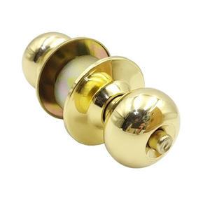 DOSS 8300 PB 골드 원형 방문손잡이 열쇠형