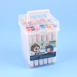 KC인증 아이디몬 유성 트윈 마커펜 36색 양면 스케치 만화 그리기 POP