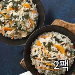 바로쿡 전주산채나물비빔밥+뽕잎나물비빔밥(총2팩)