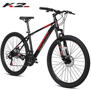 2025 케이투바이크 레이브2.1D 27.5인치 MTB자전거 선런 원터치21단 디스크브레이크 조립선택