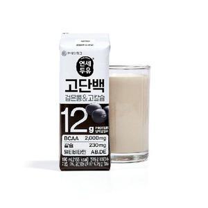 [NS홈쇼핑][연세두유] 고단백 검은콩 고칼슘 190ml72팩[35084525]