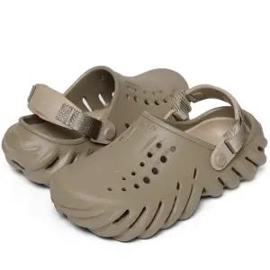 [크록스] 키즈 에코 클로그 K 208190-260 카키 / 남아 여아 초등학생 아동 슬리
