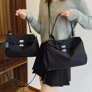 하즈블루 Hazblue 오레오 나일론 버클 숄더 크로스백