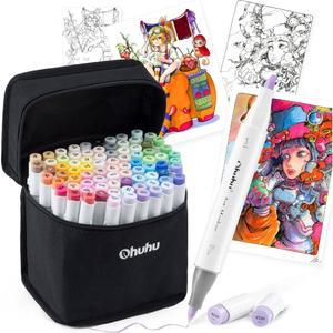 일러스트 브러쉬 오후후 80색세트 마카펜