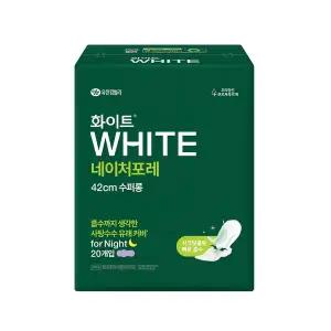 화이트 네이처포레 수퍼롱오버나이트 20P