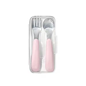 [옥소] 토트 유아용 스푼 포크 세트 - 블러썸 핑크