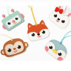 만들기시간 바느질DIY 귀여운동물모양 가죽카드지갑만들기 사고력 복지관