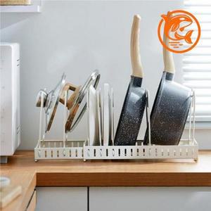 주방용 수납 다용도 기구 정리함 후라이팬정리 (3rsNI)