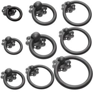 옛날장식 국화링고리손잡이 전통문고리 한옥장식