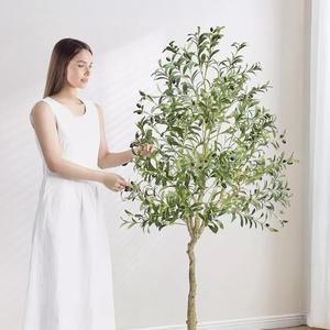 [감씨]올리브나무 조화 식물 인조나무 원예 인터리어 장식 소품 플렌테리어 3 sizes