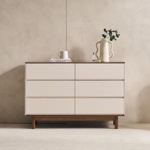 스코나 어바나 원목 와이드 체스트 3단 6칸 서랍장 1200