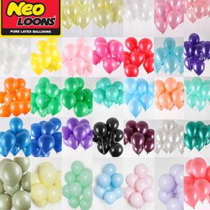 네오텍스13cm일반 펄 파스텔 클리어 풍선100개입 모음